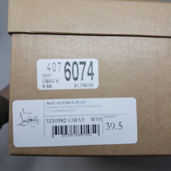 Christian Louboutin Macadamia Leopard Lace-Up Winter Boots EU 39.5 New - Picture 6 of 8